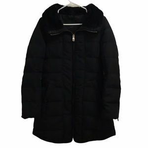 ZARA | Down Filled Puffer Jacket with Faux Fur